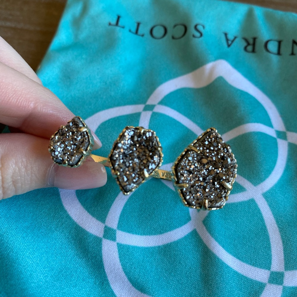 Kendra Scott Naomi Gold Double Ring